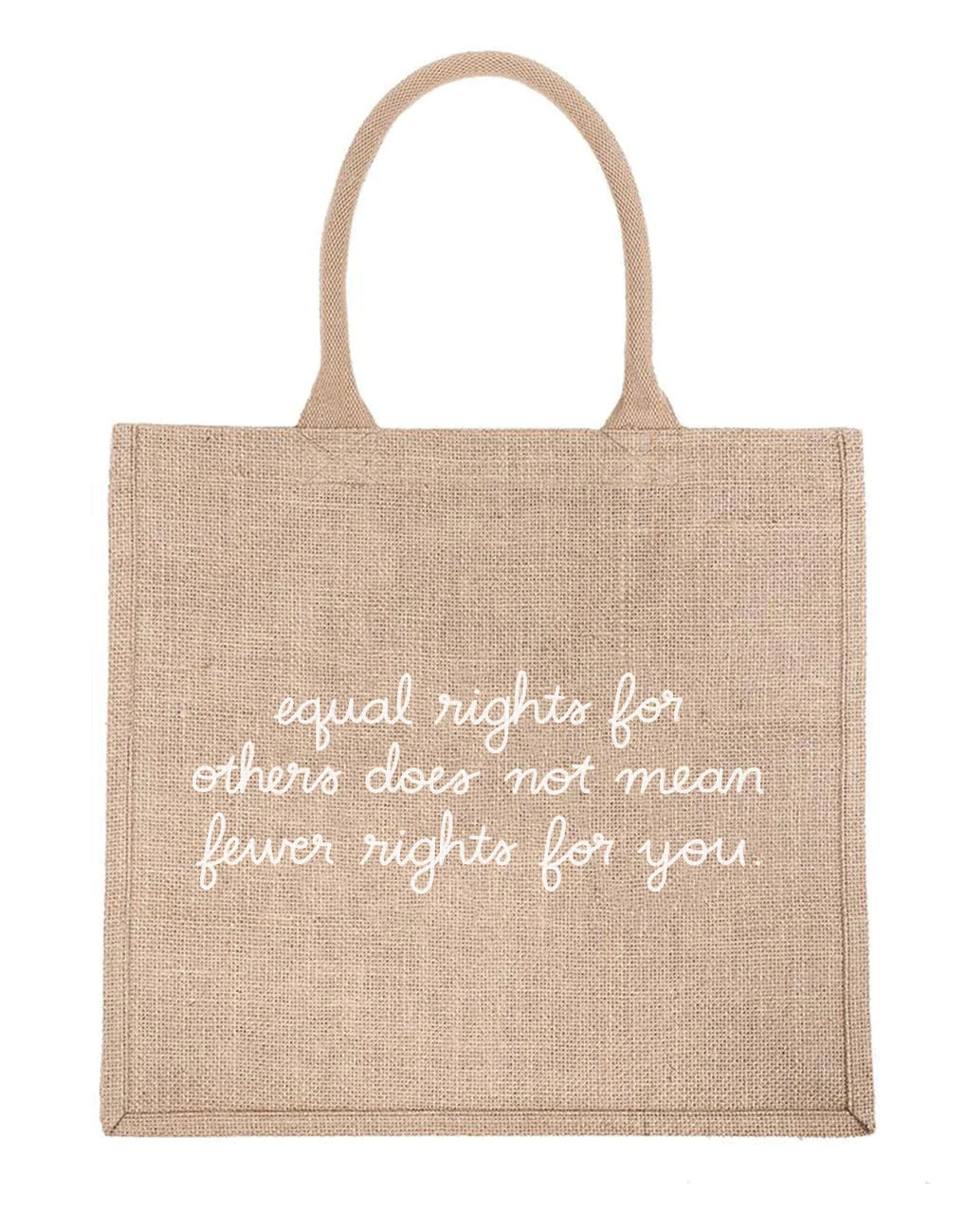 It's Not Pie, Equal Rights | Reusable Medium Tote Shopper