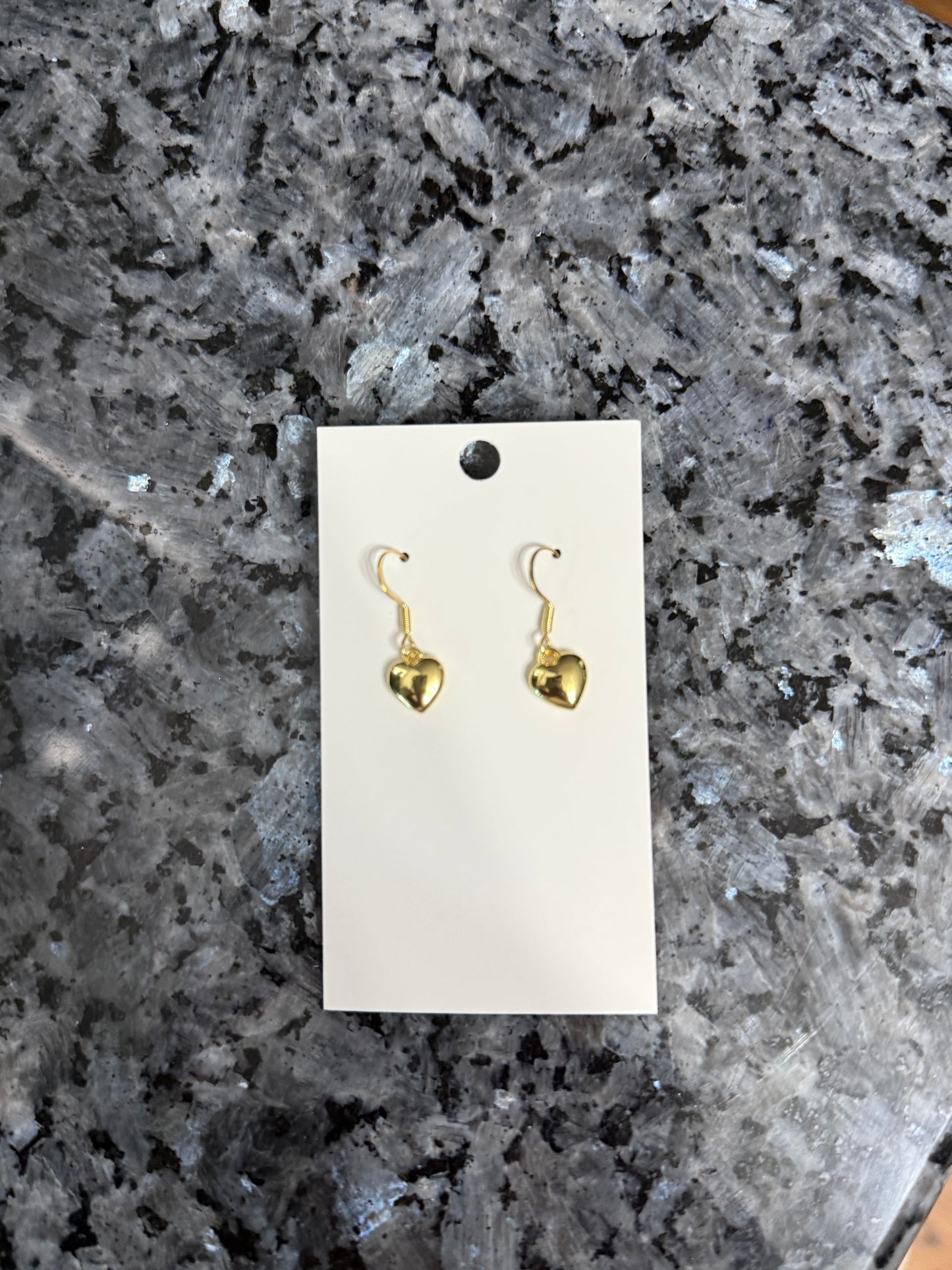 Lovely Heart Earrings | 14k Plated