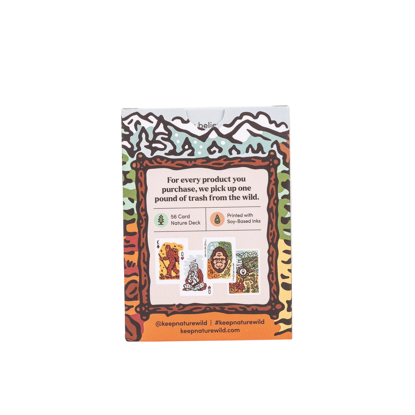 Sasquatch Playing Cards - 52 Card Deck | Keep Nature Wild