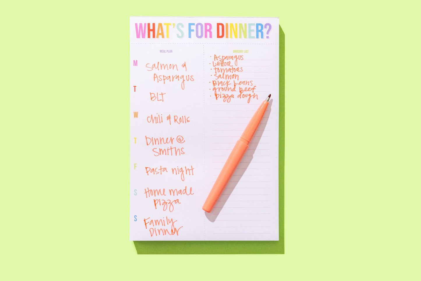 "What's for Dinner?" Notepad | Taylor Elliott Designs