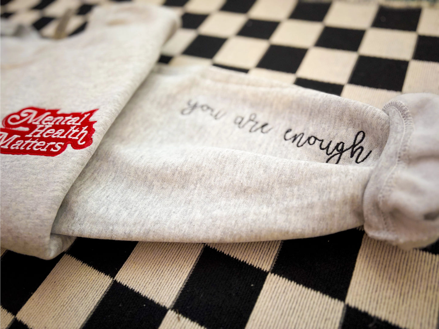 Mental Health Matters | Embroidered Crewneck Sweatshirt