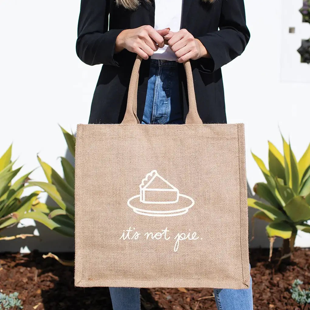 It's Not Pie, Equal Rights | Reusable Medium Tote Shopper