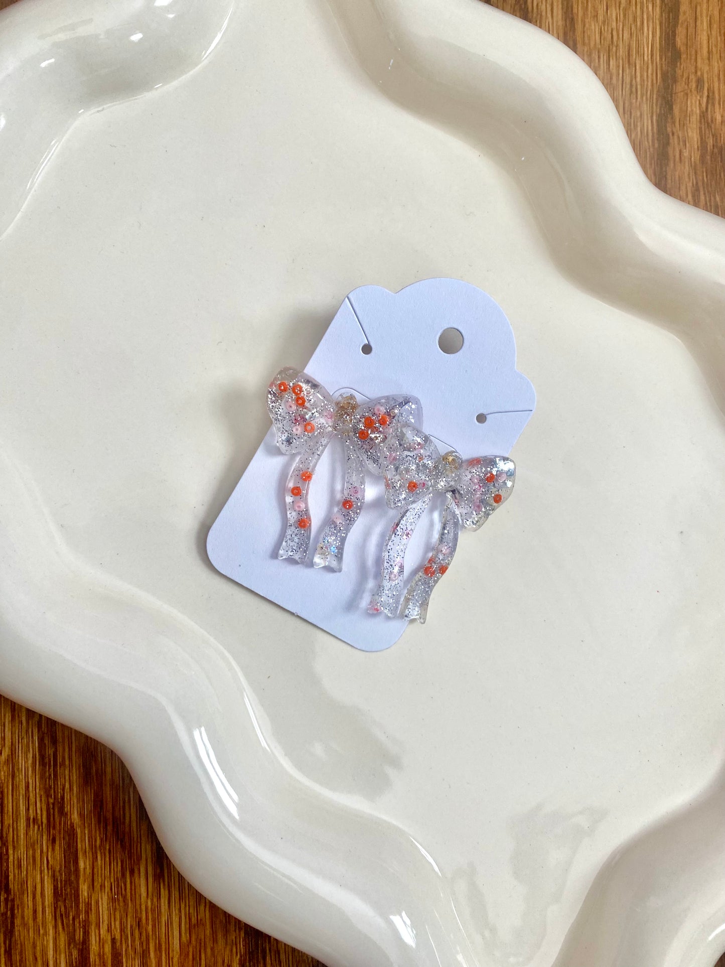 Bow Themed Earrings | Hypoallergenic