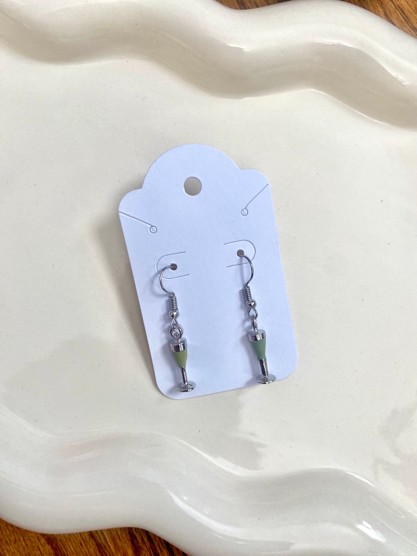 Champagne Inspired Earrings | Hypoallergenic