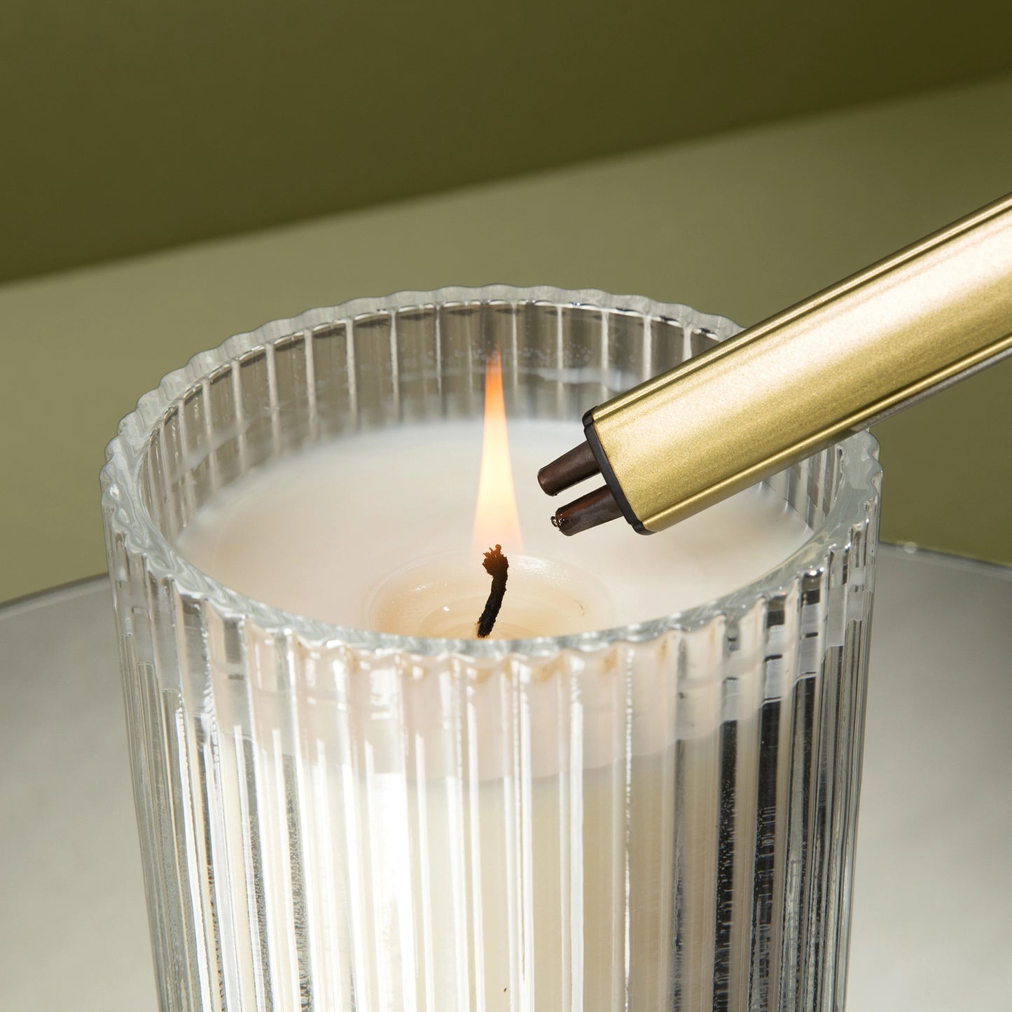 Rechargeable Electric Lighter - Sleek Gold | Sweetwater Decor
