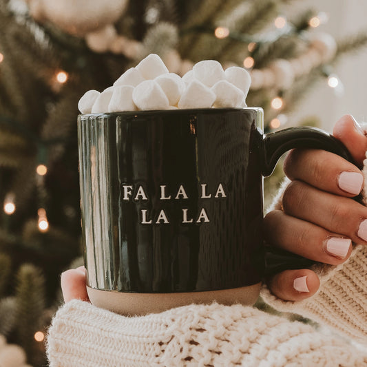 Fa La La La La Stoneware Mug | Sweetwater Decor