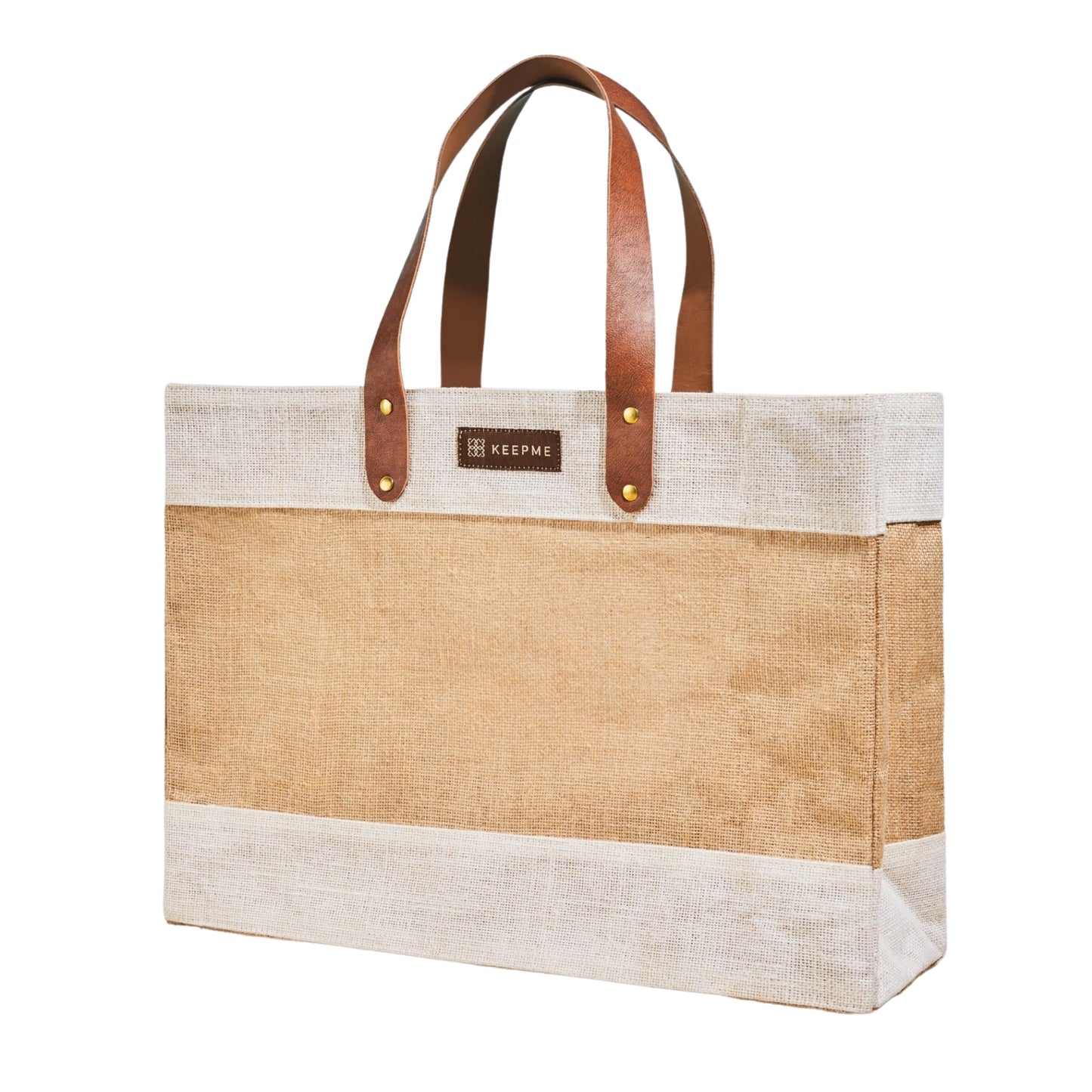 Jute Reusable Large Tote Bag